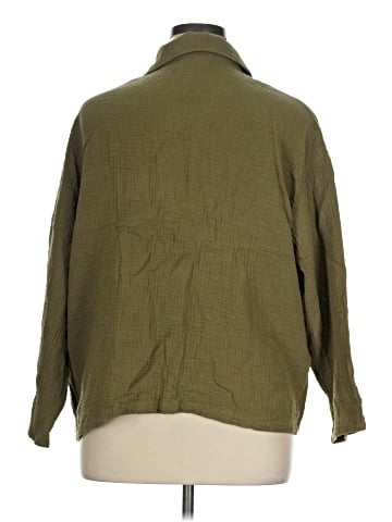 Lumiere 3/4 Sleeve Button-Down Shirt (view 2)