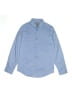 Van Heusen Chevron-herringbone Blue Long Sleeve Button-Down Shirt Size 10 - 12 - photo 1