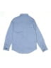 Van Heusen Chevron-herringbone Blue Long Sleeve Button-Down Shirt Size 10 - 12 - photo 2