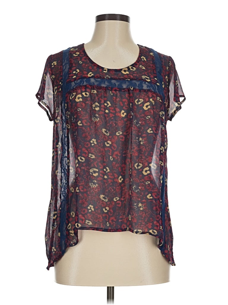 Pre-owned Mudd Short Sleeve T-shirt In Blue