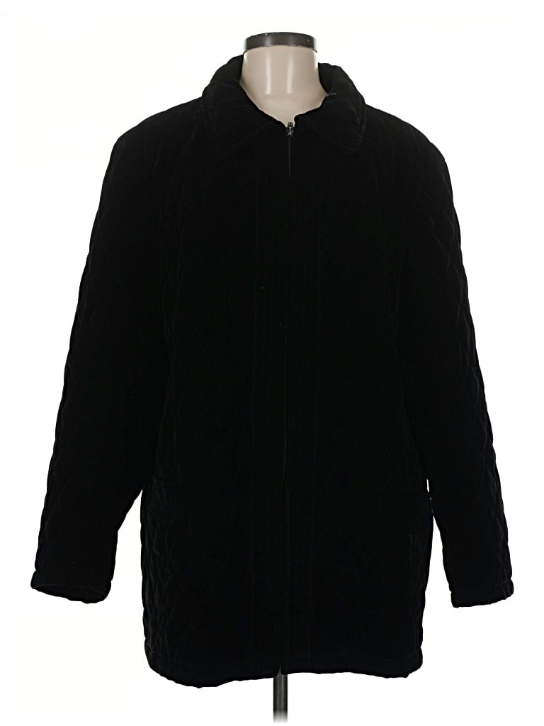 Pre-owned Avenue Coat In Black