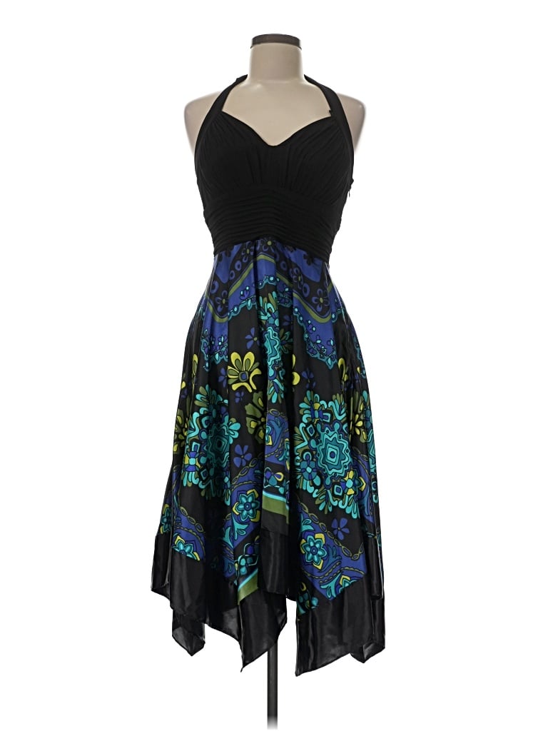Pre-owned Sangria Cocktail Dress In Blue