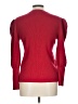Karl Lagerfeld Paris Solid Black Red Pullover Sweater Size L - photo 2