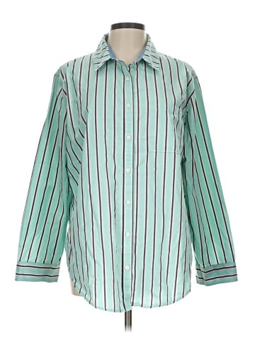 St. John's Bay Long Sleeve Button-Down Shirt (view 1)