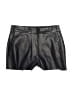 Express 100% Polyester Metallic Black Shorts Size 2 - photo 1