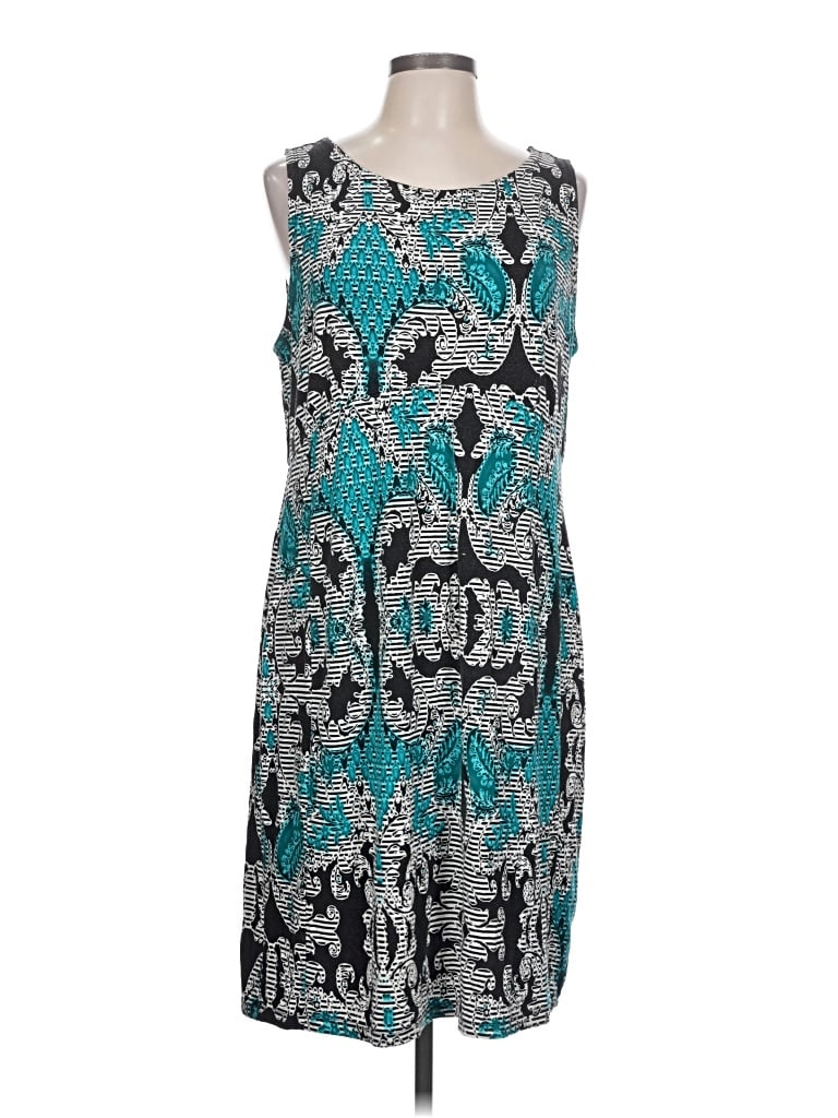 Pre-owned Jm Collection Cocktail Dress In Teal