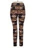 Lularoe Aztec Or Tribal Print Graphic Yellow Black Leggings Size 1X (Tall & Curvy) - photo 1