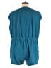 Terra & Sky 100% Cotton Solid Teal Romper Size 2X - photo 2