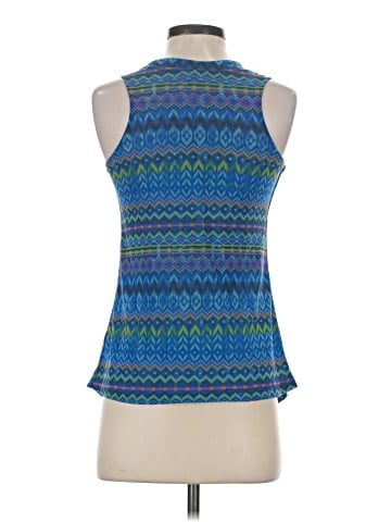Sweet Pea by Stacy Frati Sleeveless Button-Down Shirt (view 2)