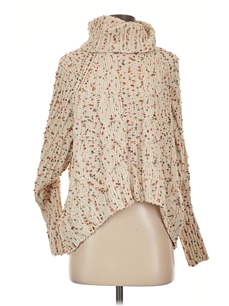 Moon & Madison Turtleneck Sweater In Tan