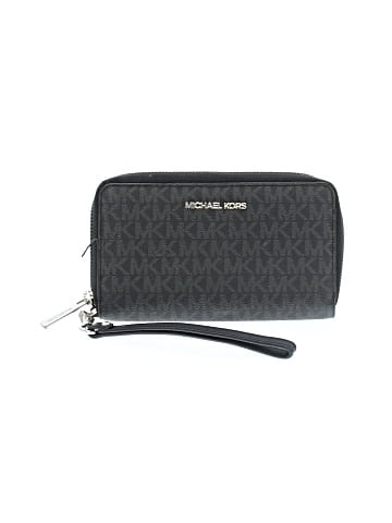 MICHAEL Michael Kors Leather Wristlet (view 1)