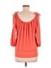 Cache Orange 3/4 Sleeve Top Size M - photo 2