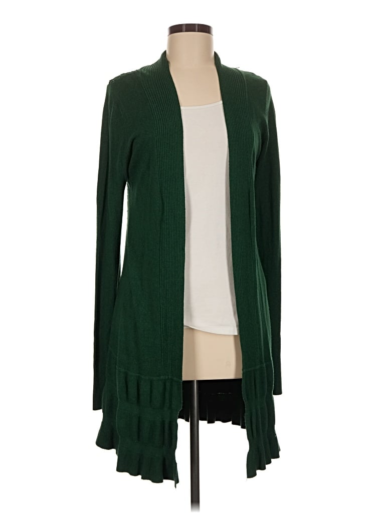 Pre-owned Vila Cardigan Sweater In Green