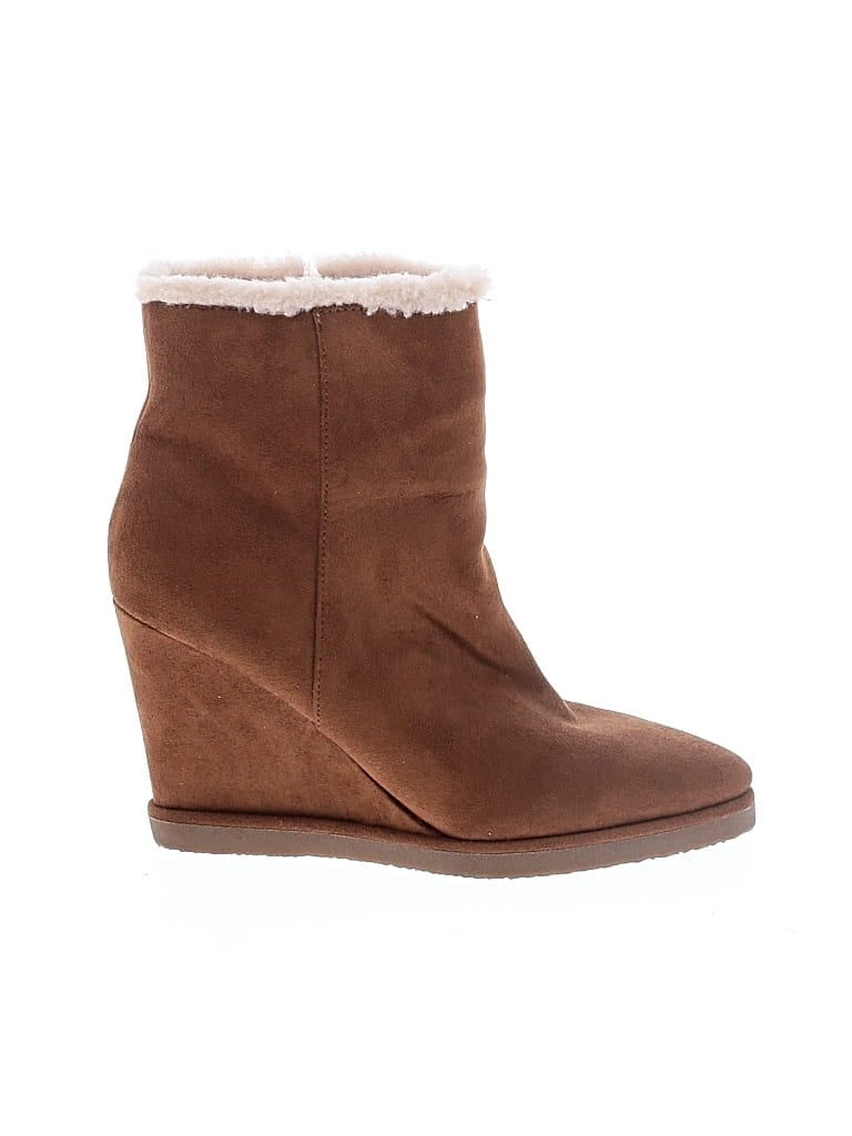 Pre-owned Nine West Wedges In Brown