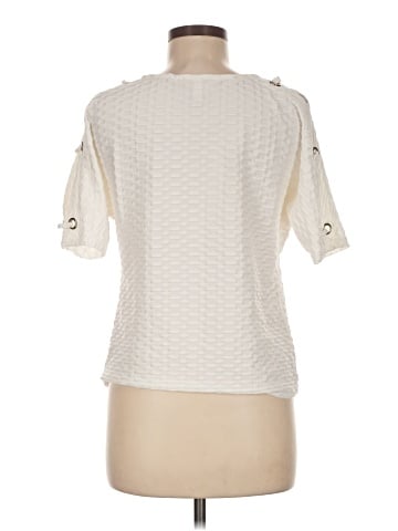NY Collection Short Sleeve Blouse (view 2)