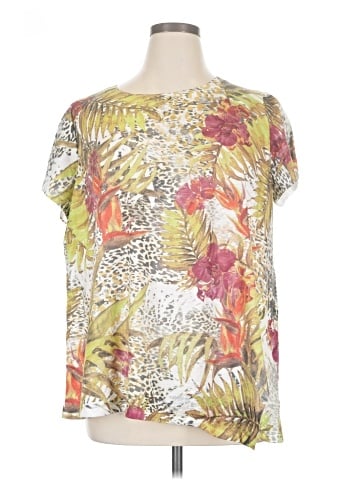 Terra & Sky Short Sleeve Blouse (view 1)