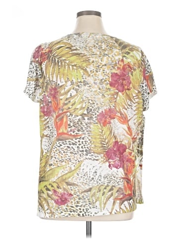 Terra & Sky Short Sleeve Blouse (view 2)