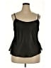 Chaps 100% Polyester Black Tank Top Size 18 - photo 1