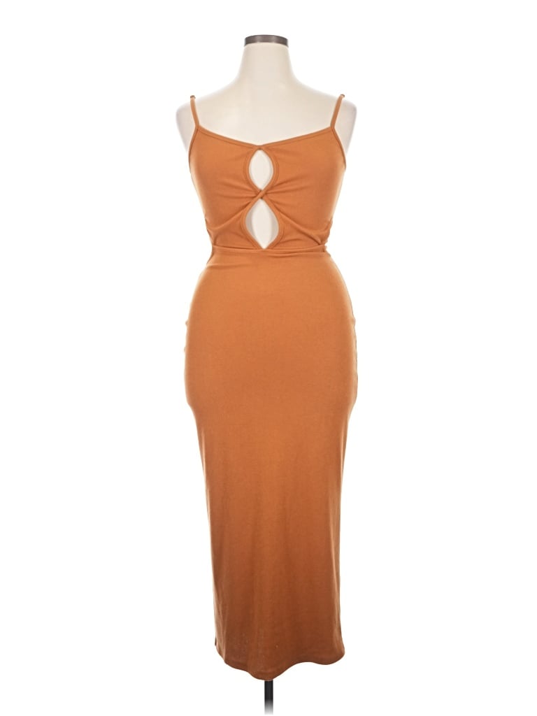 Pre-owned Meshki Cocktail Dress In Brown