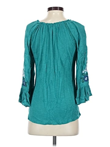 Vintage America Blues 3/4 Sleeve Blouse (view 2)