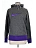 Nike 100% Polyester Gray Pullover Hoodie Size L - photo 1
