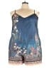 Emery Rose Paisley Blue Romper Size 3XL - photo 1