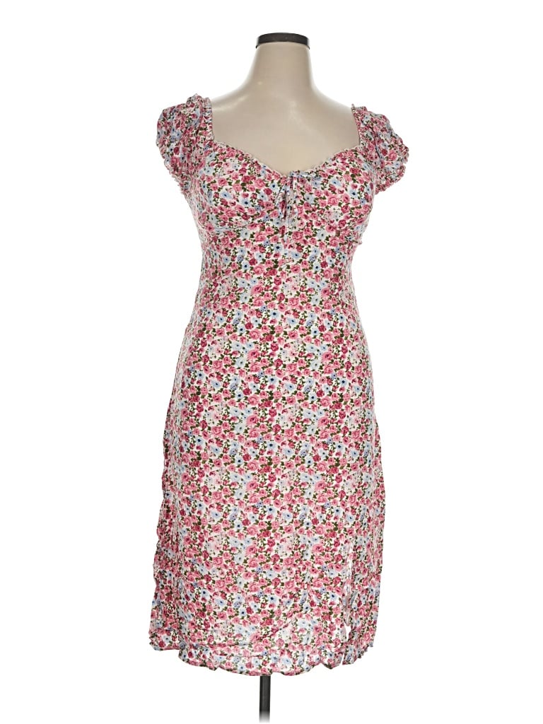Pre-owned Almost Famous Casual Dress In Pink