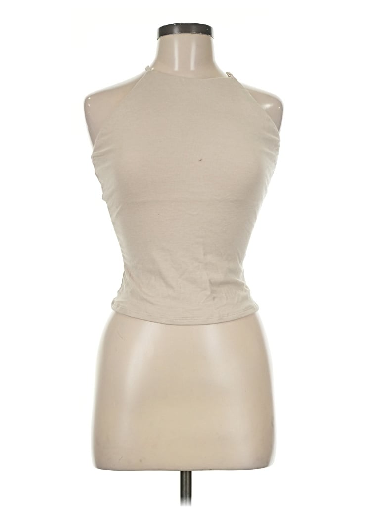 Pre-owned Ogl Sleeveless T-shirt In Tan