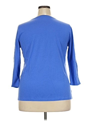 Basic Editions 3/4 Sleeve Top (view 2)