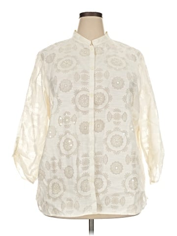 Jh Collectibles 3/4 Sleeve Blouse (view 1)