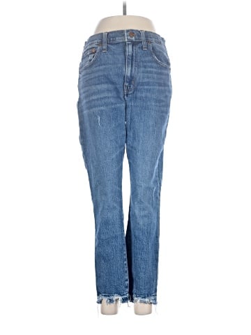 Madewell The High-Rise Slim Boyjean in Melbourne Wash (view 1)