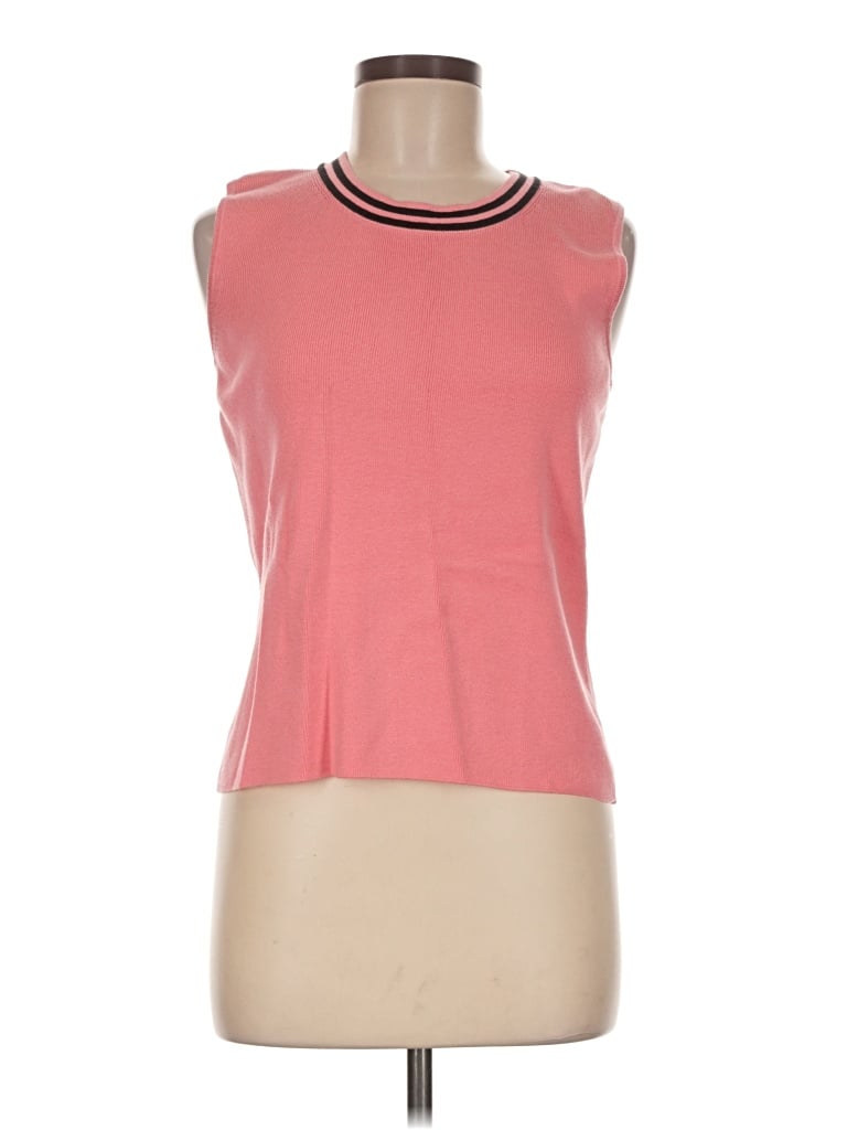 Pre-owned Grace Elements Sweater Vest In Pink