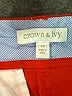 Crown & Ivy Solid Red Shorts Size 12 - photo 3