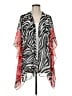 Dennis by Dennis Basso 100% Polyester Silver Kimono Size M - photo 1