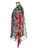 Dennis by Dennis Basso 100% Polyester Silver Kimono Size M - photo 5