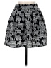 Aeropostale 100% Polyester Graphic Black Casual Skirt Size XS - photo 1