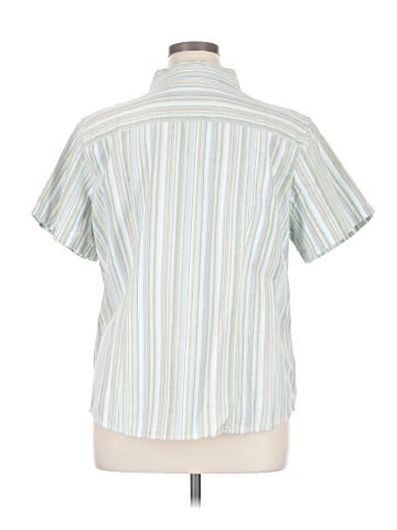 Basic Editions Short Sleeve Button-Down Shirt (view 2)