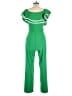 Shein Color Block Green Jumpsuit Size L - photo 2