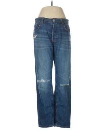 Madewell The Dean Easy Straight Crop Jean in Labette Wash (view 1)