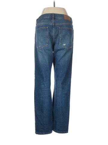 Madewell The Dean Easy Straight Crop Jean in Labette Wash (view 2)