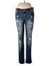 Amethyst Jeans Hearts Blue Jeans Size 9 - photo 1