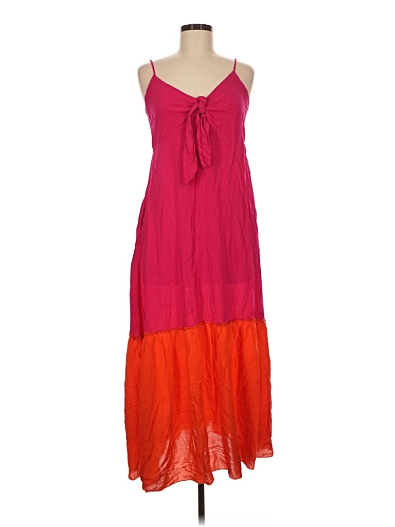 Pre-owned Elan Casual Dress In Orange