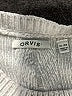 Orvis 100% Polyester Chevron-herringbone White Gray Pullover Sweater Size XL - photo 4