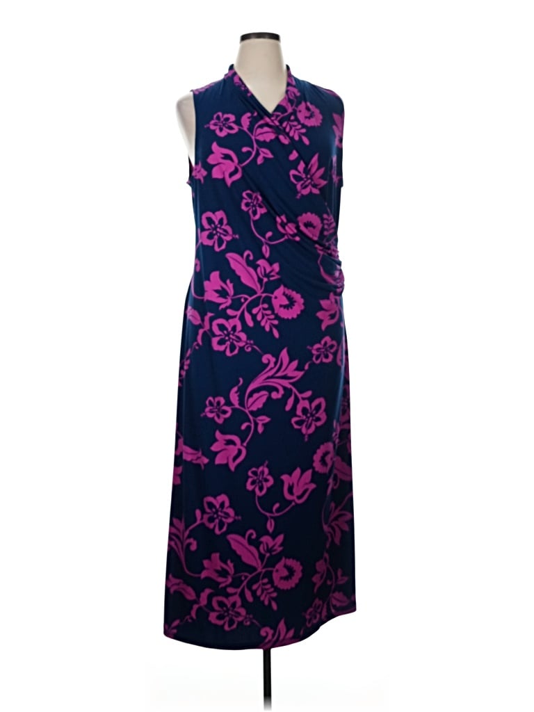 Pre-owned Tommy Bahama Casual Dress In Purple