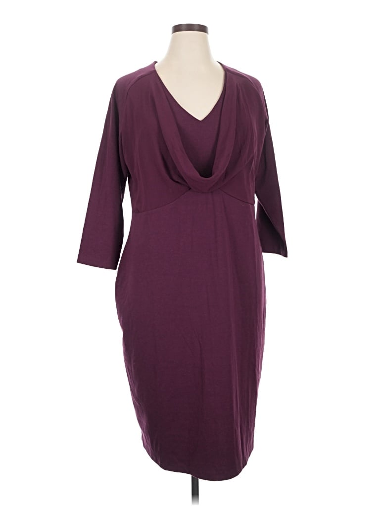 Pre-owned Gilli Cocktail Dress In Burgundy