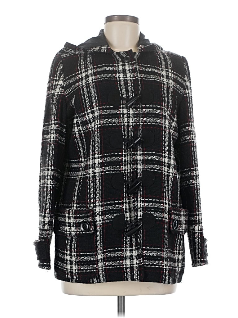 Pre-owned Simply Be Coat In Black