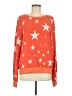Wildfox Stars Orange Pullover Sweater Size Med (2 or M) - photo 1