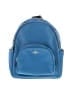 Coach 100% Leather Solid Black Blue Backpack One size - photo 1
