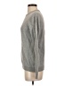 Pull&Bear Solid Gray Pullover Sweater Size S - photo 5