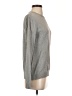 Pull&Bear Solid Gray Pullover Sweater Size S - photo 4